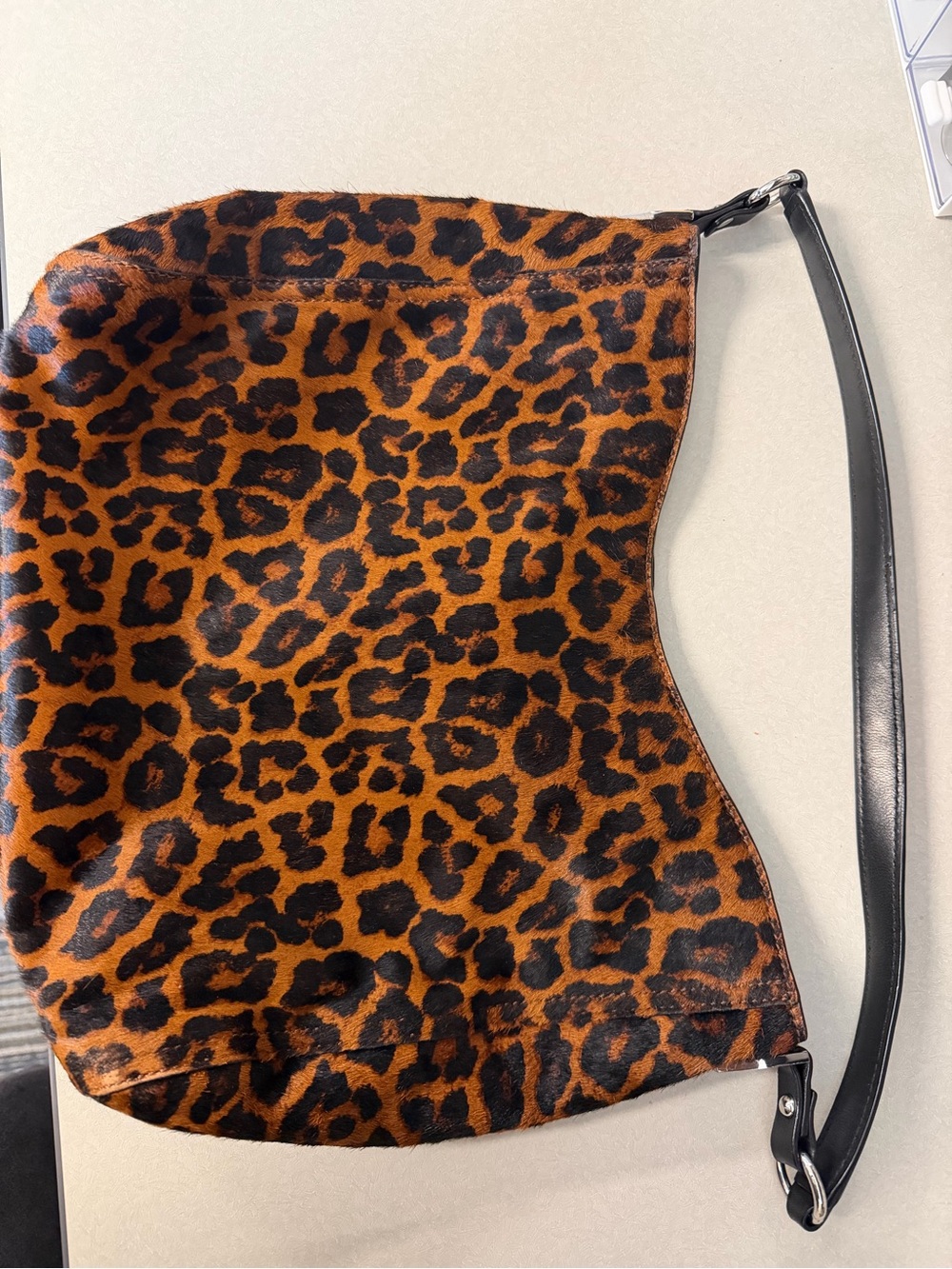 Loeffler Randall Leopard Print Shoulder Bag